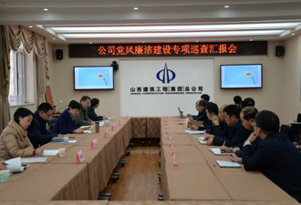 公司紀委繼續深入基層開展黨風廉潔建設專項巡查
